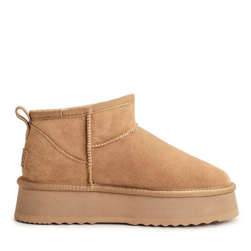 UGG Boot Store - Bottes à plateforme ultra mini -Châtaigne