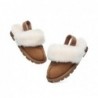 UGG Suzie Chaussons slingback enfant en laine de mouton Châtaigne