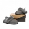 UGG Suzie Chaussons slingback enfant en laine de mouton Gris