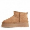 UGG Boot Store - Bottes à plateforme ultra mini -Châtaigne