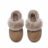 UGG Suzie Chaussons slingback enfant en laine de mouton Noisette