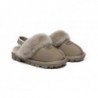 UGG Suzie Chaussons slingback enfant en laine de mouton Olive