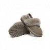 UGG Suzie Chaussons slingback enfant en laine de mouton Olive