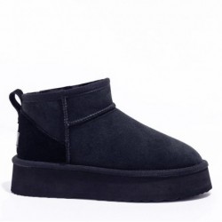 UGG Boot Store - Bottes à plateforme ultra mini - Noir