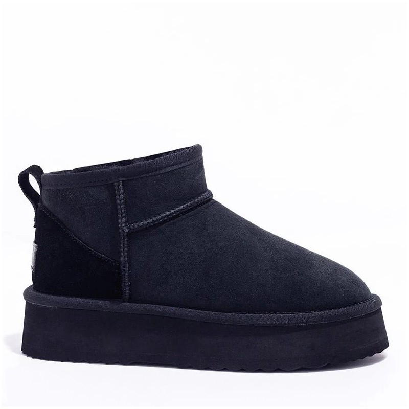 UGG Boot Store - Bottes à plateforme ultra mini - Noir