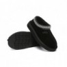 UGG Chaussons cheville en laine pour enfants,Noir