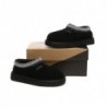 UGG Chaussons cheville en laine pour enfants,Noir