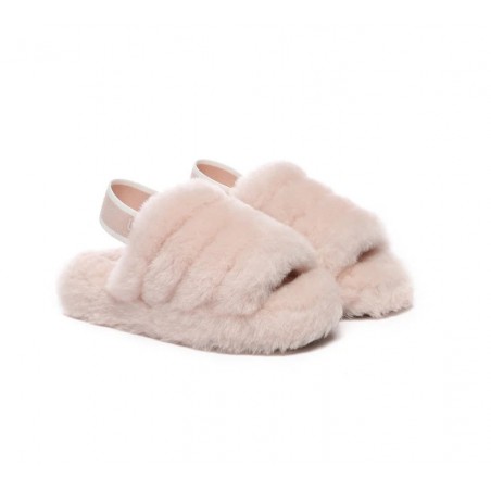 UGG Claquettes à bride arrière pour enfants Puffy Rose