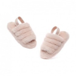 UGG Claquettes à bride arrière pour enfants Puffy Rose