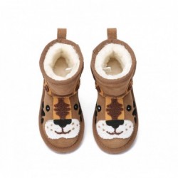 UGG Bottines enfant en peau de mouton, motif tigre