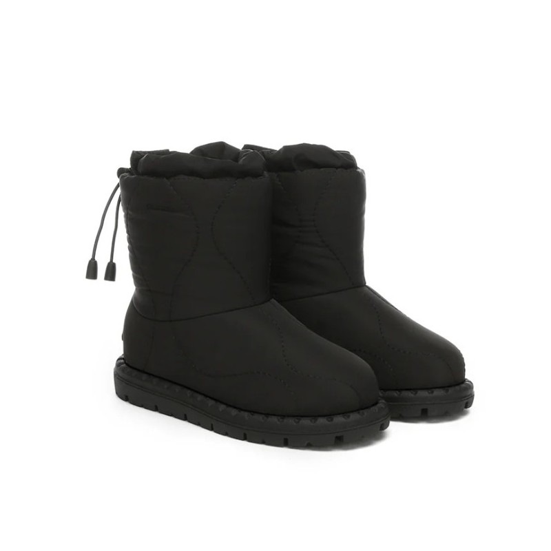 UGG Bottes pour enfants en imperméable avec cordon de serrage Noir