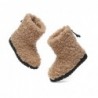 UGG Bottes pour enfants,peluche en laine,haut à cordon Marron