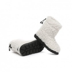 UGG Bottes pour enfants,peluche en laine,haut à cordon Blanc