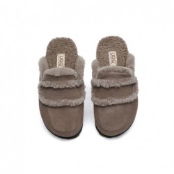 UGG Chaussons pour femme,doublés peau de mouton Remi Marron