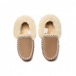 UGG Mocassins,bottines en laine de mouton,Châtaigne