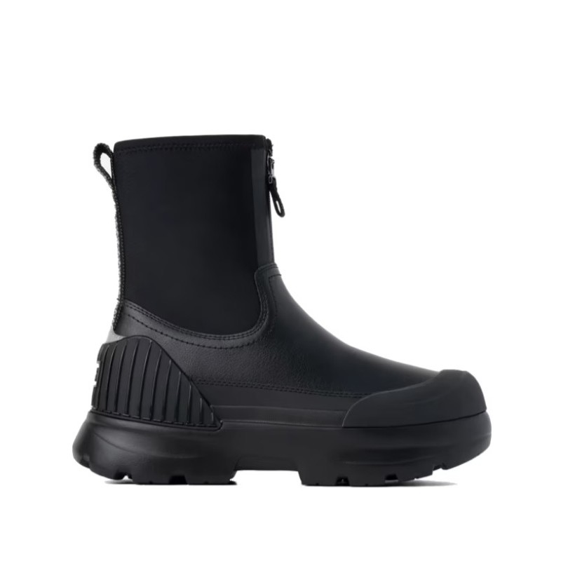 UGG Bottes en cuir noir imperméables Neumel