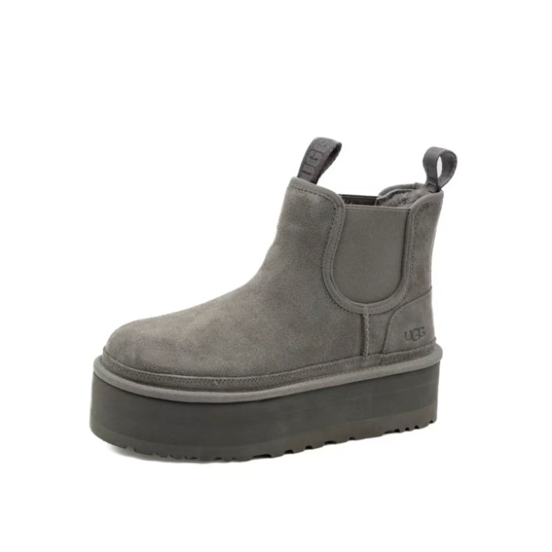 UGG Platform Chelsea Grey Chaussures pour Femmes