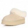 UGG Shady Chaussons à plateforme Blanc cassé