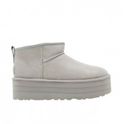 UGG Élégantes Bottes Platform Seal Gris