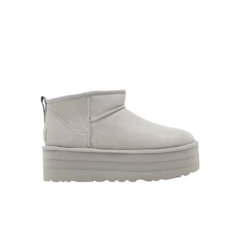 UGG Élégantes Bottes Platform Seal Gris