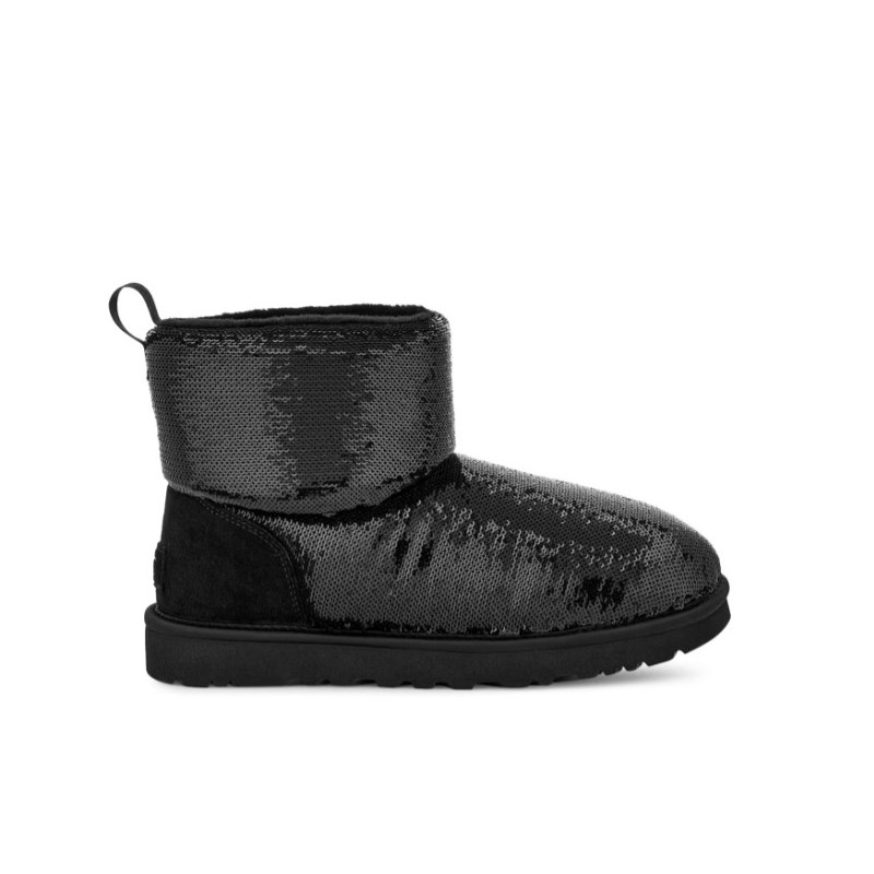 UGG Bottes Mini Miroir Classiques noir