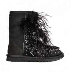 UGG Bottes d'Hiver en Daim avec Pierres