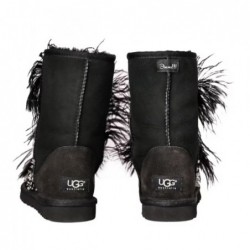 UGG Bottes d'Hiver en Daim avec Pierres