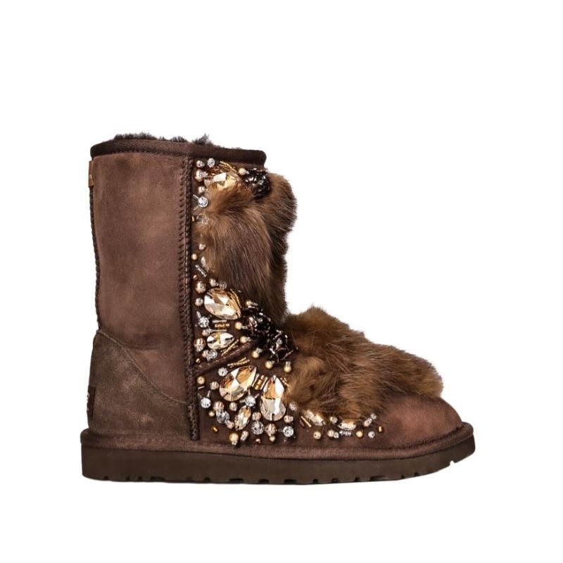 UGG Bottines en Daim avec Pierres