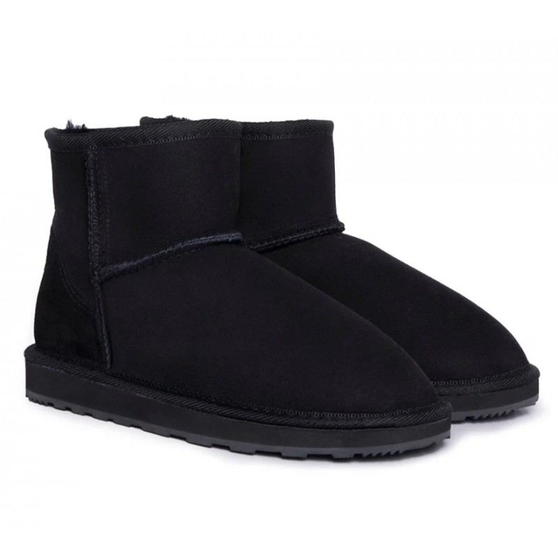 Urban UGG en laine de mouton fabriquées en Australie Mini Classic II,Noir