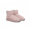 Bottes UGG en peau de mouton,laine,mini classique,daim,Rose