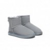 Bottes UGG en peau de mouton,laine,mini classique,daim,Bleu clair