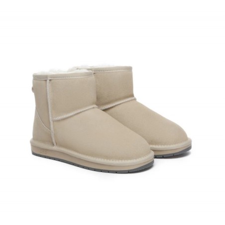 Bottes UGG en peau de mouton,laine,mini classique,daim,Sable