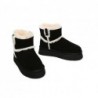 UGG pour femmes en peau de mouton,laine,peau de mouton,doublées,plateforme,Noir