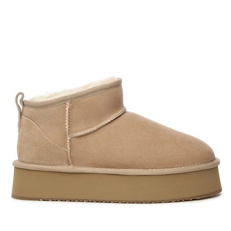 UGG Premium Bottes à mini-plateforme unisexes,Femme UGG Plateformes