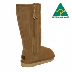 UGG Tall Zip Châtaigne Bottes hautes - Fabriquées en Australie