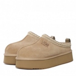 UGG Ultimate Tashie Chaussons à plateforme couleur sable