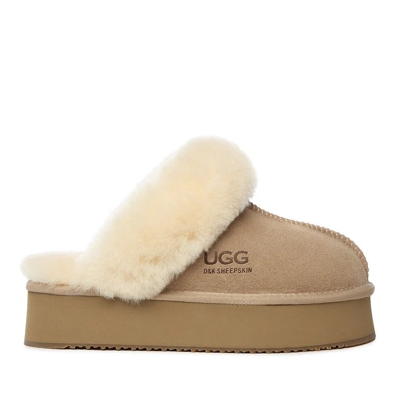 UGG Ultimate Platform Ladies Scuff,pantoufles à plateforme