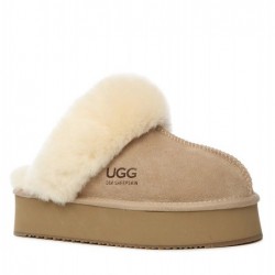 UGG Ultimate Platform Ladies Scuff,pantoufles à plateforme