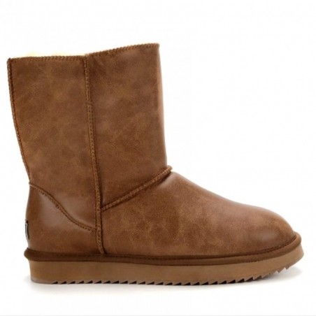 UGG Bottes courtes classiques en cuir nappa