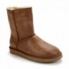 UGG Bottes courtes classiques en cuir nappa