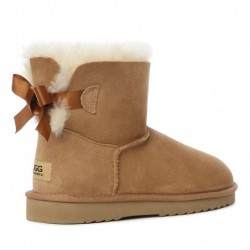 UGG Premium Mini Bow Bottes -Marron