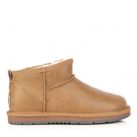 Ugg Mini Nappa Bottes Courtes - Marron