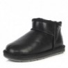 Bottes Ugg Mini Slant en cuir nappa -Noir