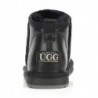 Bottes Ugg Mini Slant en cuir nappa -Noir