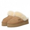 UGG Ultimate Platform Ladies Scuff,pantoufles à plateforme châtaigne