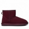 UGG Mini-bottines en daim de qualité supérieure —Bordeaux