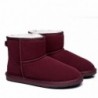 UGG Mini-bottines en daim de qualité supérieure —Bordeaux