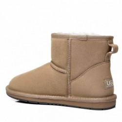 UGG Mini-bottines en daim de qualité supérieure —marron kaki