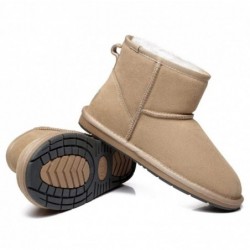 UGG Mini-bottines en daim de qualité supérieure —marron kaki