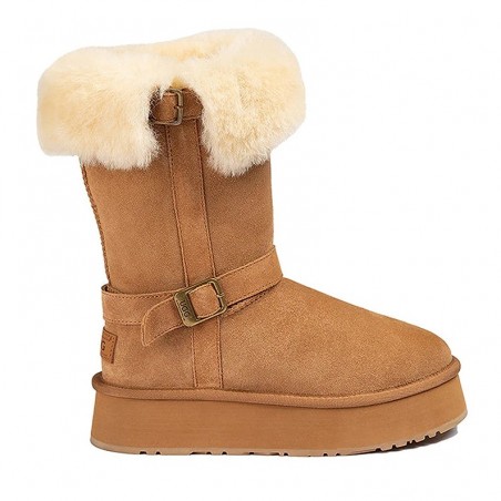 UGG Bottes hautes à plateforme et ceinture